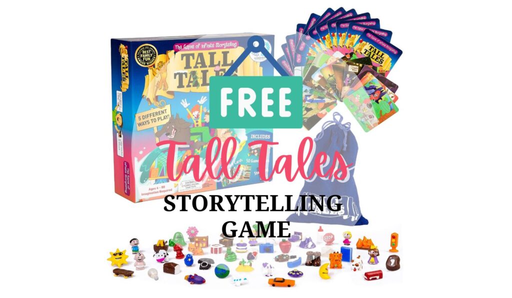 image shows the Tall Tales Storytelling game