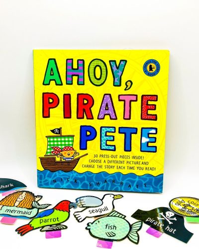 Ahoy Pirate Pete book with moveable pieces