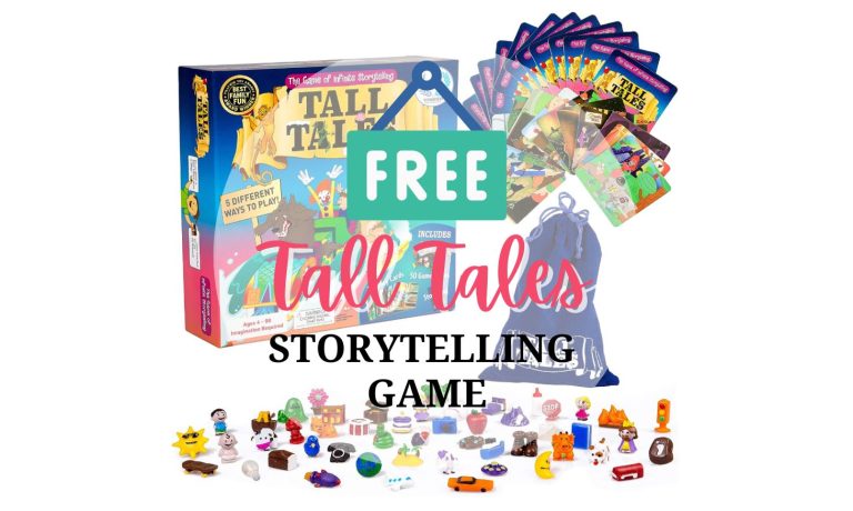 image shows the Tall Tales Storytelling game