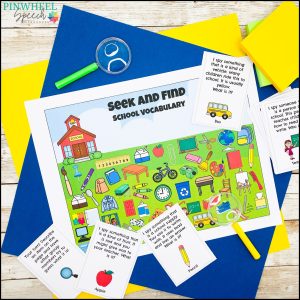 Back to School Seek and Find game