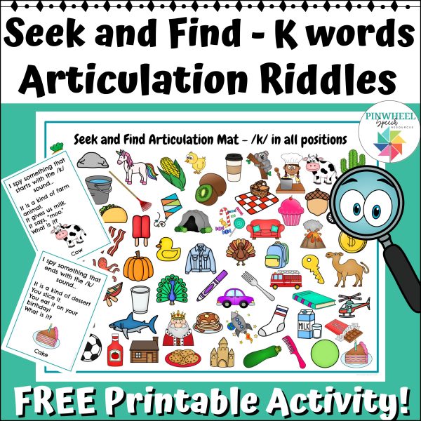 FREE Seek and K Find Game