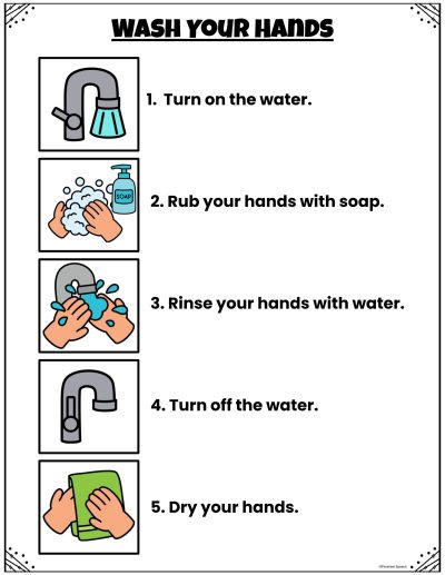 Download this free handwashing sequence
