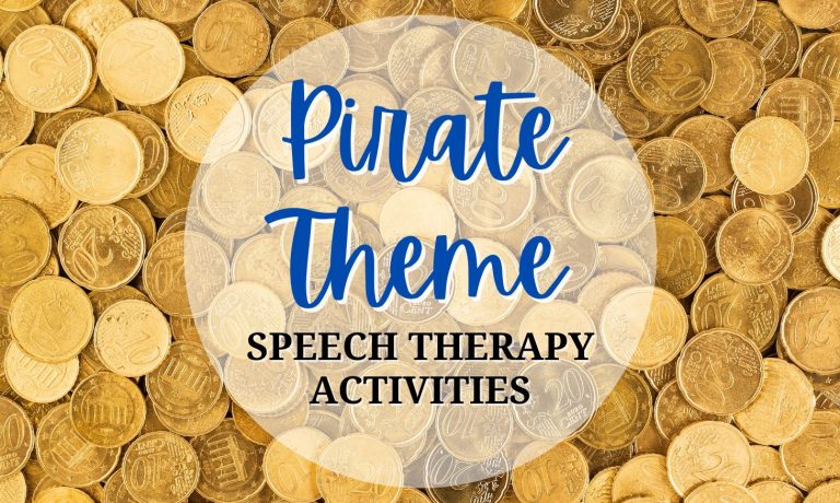 pirate theme speech activities blog post